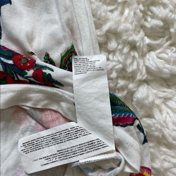 Desigual Ramona Asymmetrical Floral Top - Picture 12 of 12